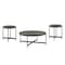 Alaterre Furniture Brookline 3-Piece Living Room Set with 42" Round Coffee Table and Two 20" End Tables AWBL181842CC - alternate 1